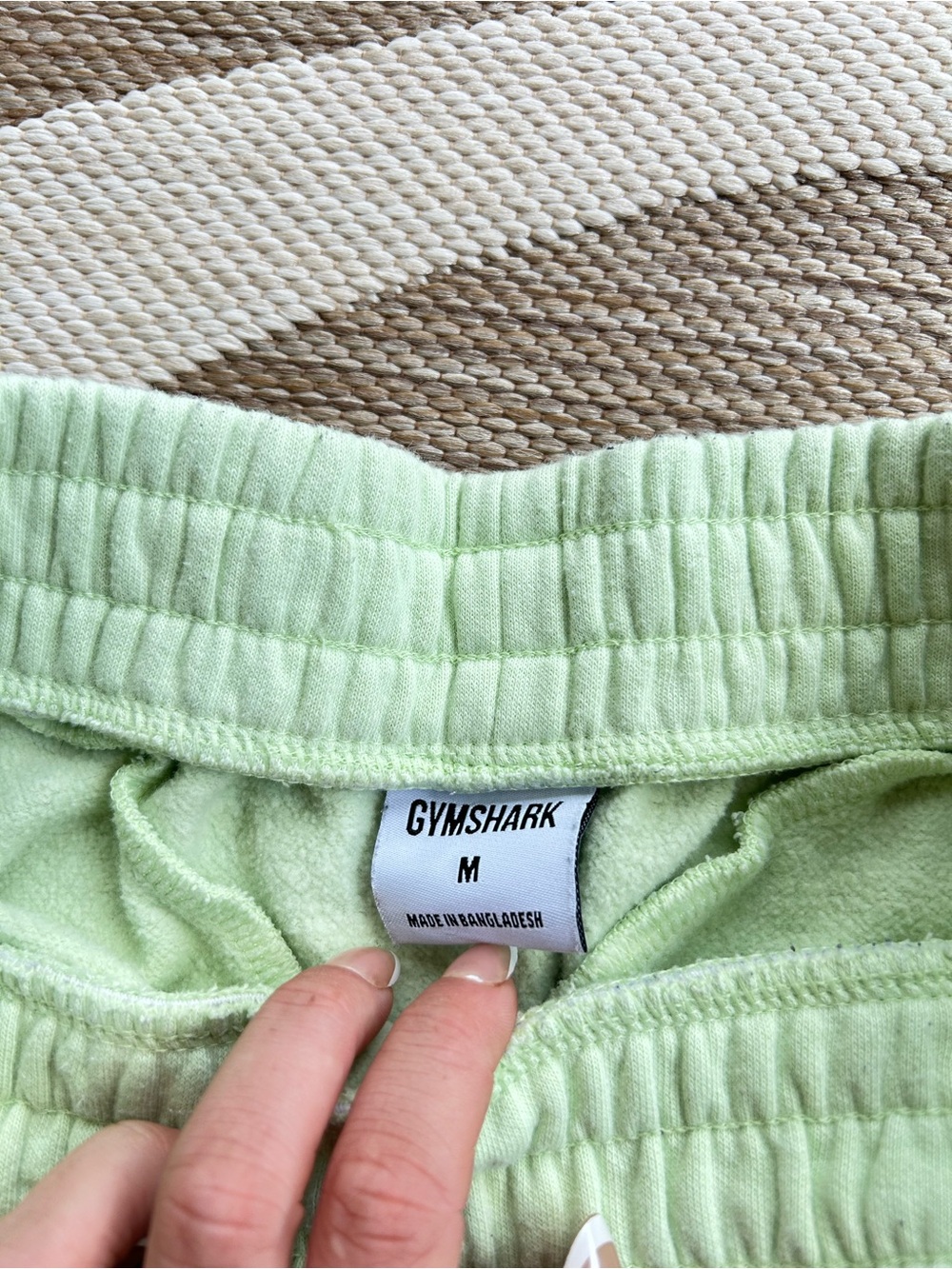 Gym Shark Lime Light Green Women's Lounge  Sweat Shorts - Medium - Picture 3 of 5